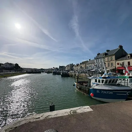 La Fregate 1er Etage 2 Chambres, Cuisine Bien Equipee, 2 Belles Terrasses 2 Places De Parking Privatives A15 Mn A Pied De La Et Du Centre En Bessin Tous Commerces Proche Golf Et Omaha Lejlighed Port-en-Bessin-Huppain
