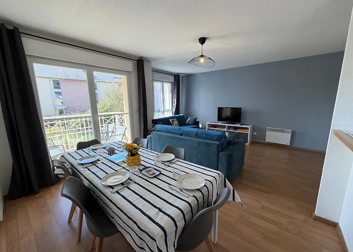 La Fregate 2 Chambres, Cuisine Bien Equipee, 2 Belles Terrasses 2 Places De Parking Privatives A15 Mn A Pied Centre En Bessin Tous Commerces Proche Golf Et Omaha Daire Port-en-Bessin-Huppain