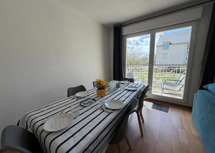 La Fregate 2 Chambres, Cuisine Bien Equipee, 2 Belles Terrasses 2 Places De Parking Privatives A15 Mn A Pied Centre En Bessin Tous Commerces Proche Golf Et Omaha Daire Port-en-Bessin-Huppain