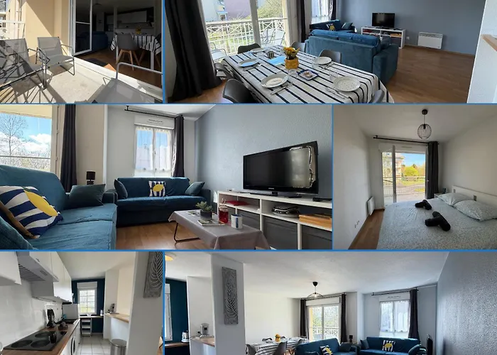 Daire La Fregate 2 Chambres, Cuisine Bien Equipee, 2 Belles Terrasses 2 Places De Parking Privatives A15 Mn A Pied Centre En Bessin Tous Commerces Proche Golf Et Omaha *